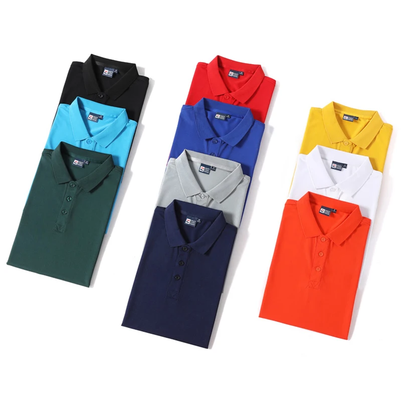 Polo Shirt Custom Summer Embroidery Printed Design Logo Photo Men And Women Breathable Tops