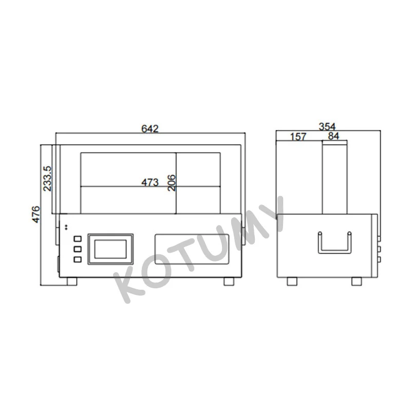 Intelligent  Automatic Opp Tape Strapping Machine Vegetable Food Curtain Paper Box Book Tying Small Factory Baler 473*206/473*30