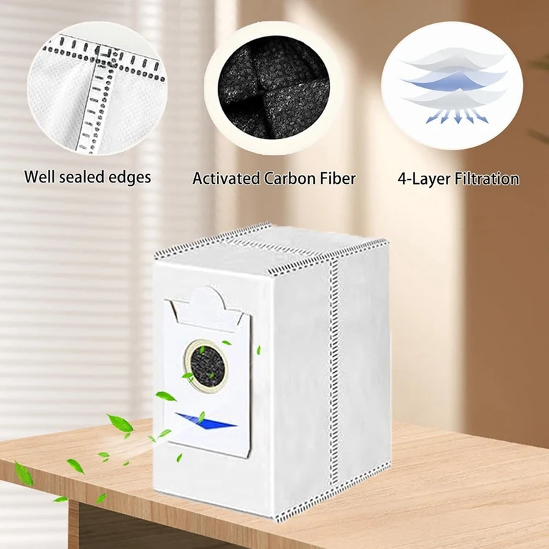 21PCS Per ECOVACS DEEBOT T30S/ T30S Combo Robot Aspirapolvere Accessori Spazzola Laterale Principale Filtro Hepa Mop Sacchetti Per La Polvere di Stoffa