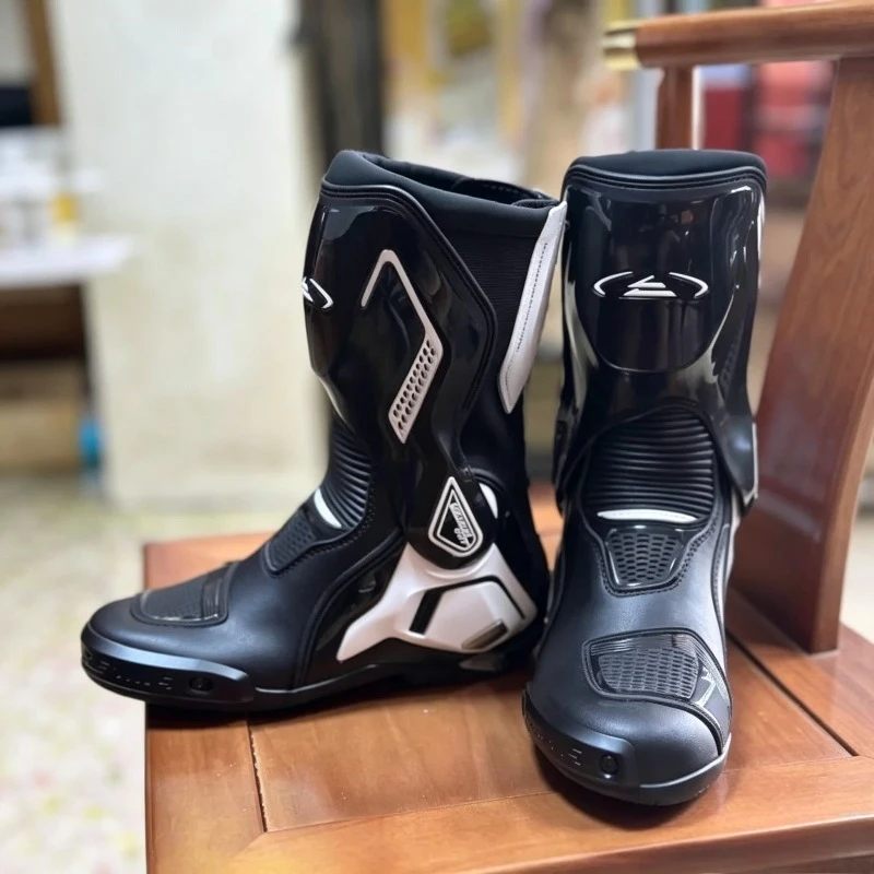BENKIA CE Summer Motorcycle Boots Professional Track Racing Breathable Anti-Impact Off Road Rally Unisex Botas Moto Protective