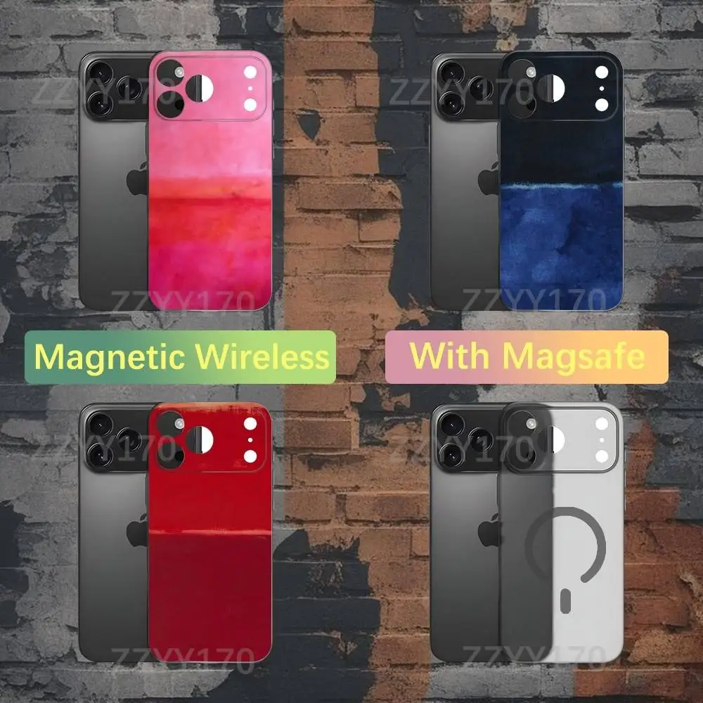 

Mark Rothko Abstract ART Phone Case For iPhone 17,16,15,14,13,12,X,XS,Pro,Max,Plus,E,Air,Mini with Magsafe Magnetic Slim Frosted