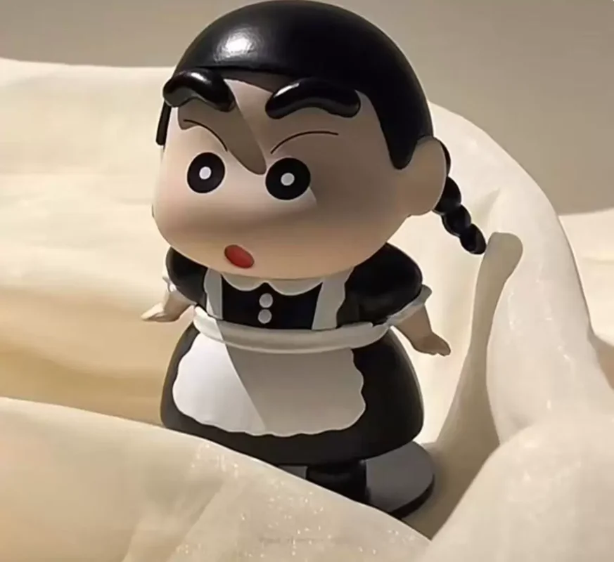    Auf Lager Xiaoxin Maid Cosplay Actionfigur Niedliches Mini-Anime-Modell PVC Desktop-Ornament Überraschungs-Feiertagsgeschenk für Fans