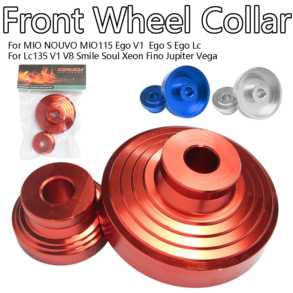 

Front Wheel Collar/Bush Tayar Depan for MIO NOUVO MIO115 Ego V1 Ego S Ego Lc Lc135 V1 V8 Smile Soul Xeon Fino Jupiter Vega