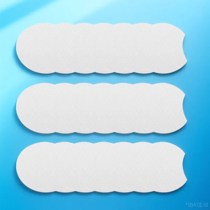 600pcs Half-Round Makeup Remover Disposable Facial Cleansing Pads For Women Travel Face Cleaning Tools Pads