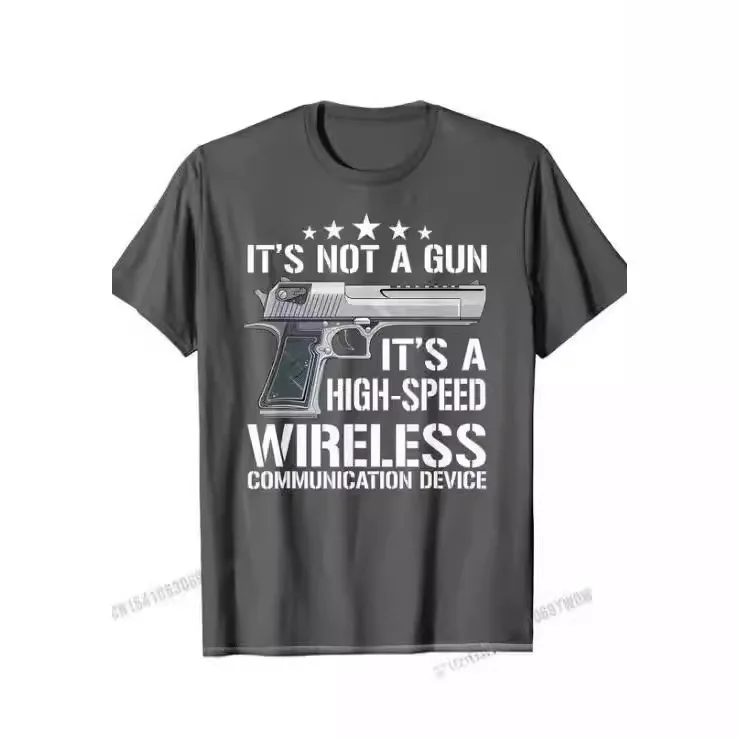 

t's not a gun Meme men's cotton T-shirt, fun and unique casual T-shirt