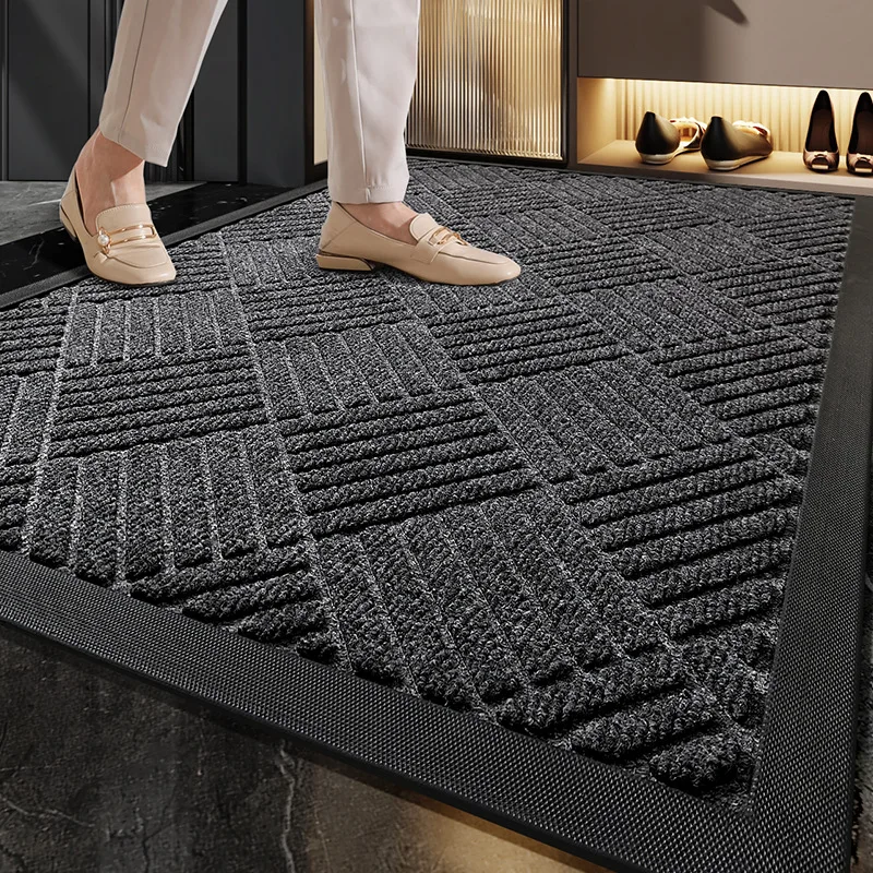

Kitinjoy Front Door Rubber Mats Indoor OutdoolNon-slip Absorbent Rugs Easy Clean Low ProfileEntryway Doormats Home Decor Mats