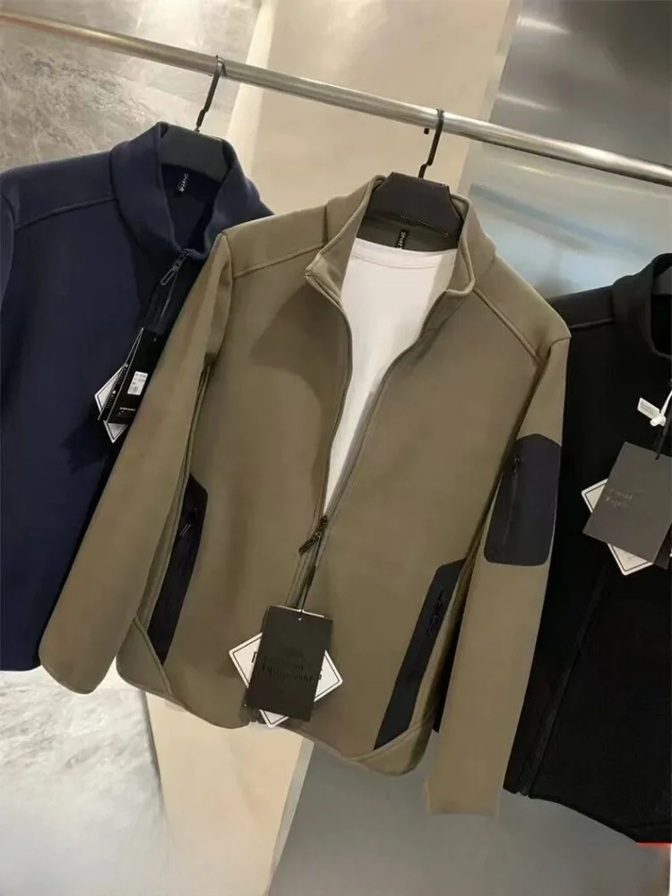 

Уличная двусторонняя куртка с технологией Fce, 3D-кроем, предварительно проклеенными швами, приятная к коже, теплая, осенне-зимняя, с воротником-стойкой