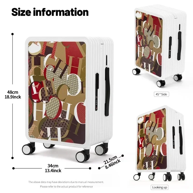 Unique Printing Design Seasonal New Fashion Suitcase Multiple Patterns Exquisite Workmanship Travel Trolley Case