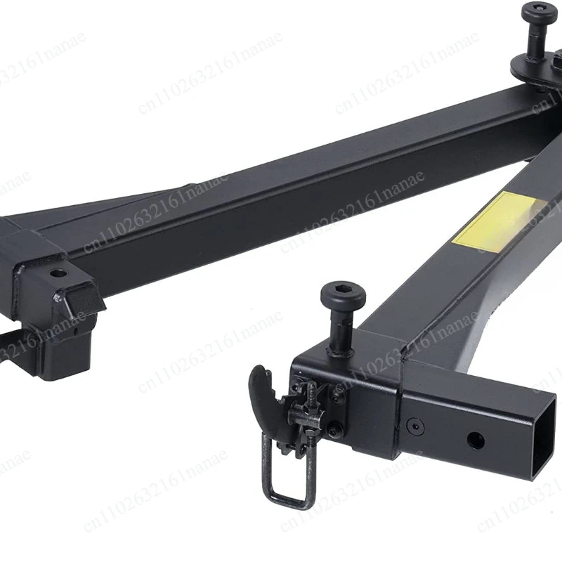 Swing Hook Adapter, 90 Degree Swing Arm, Fits 2 Inch Car Hook (Black)