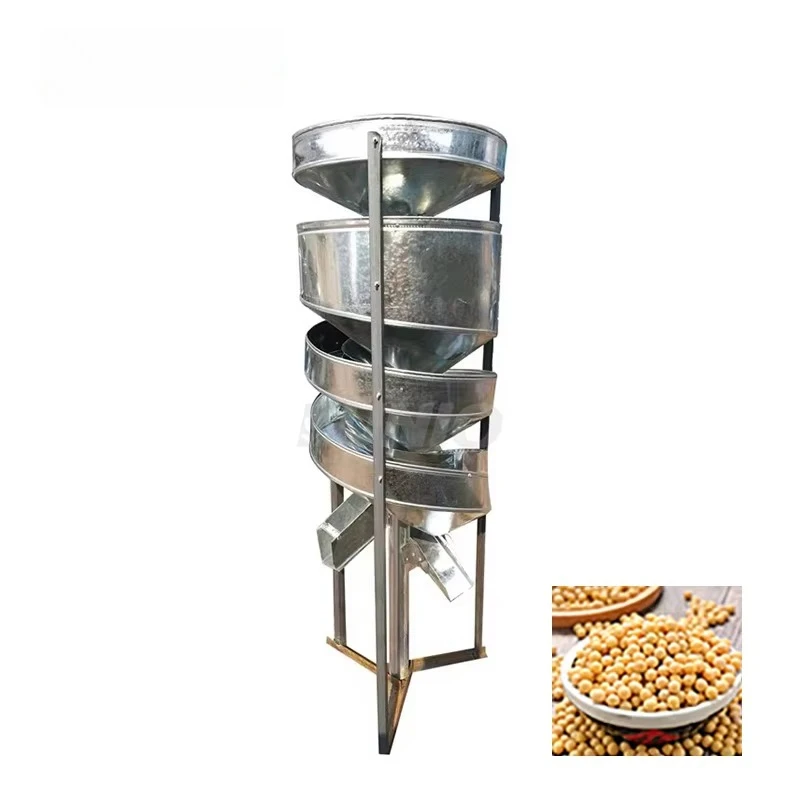 

Hot selling：Small Soybean Grain Separator Stainless Steel Spiral Round Red Bean Sorting Machine for Beans