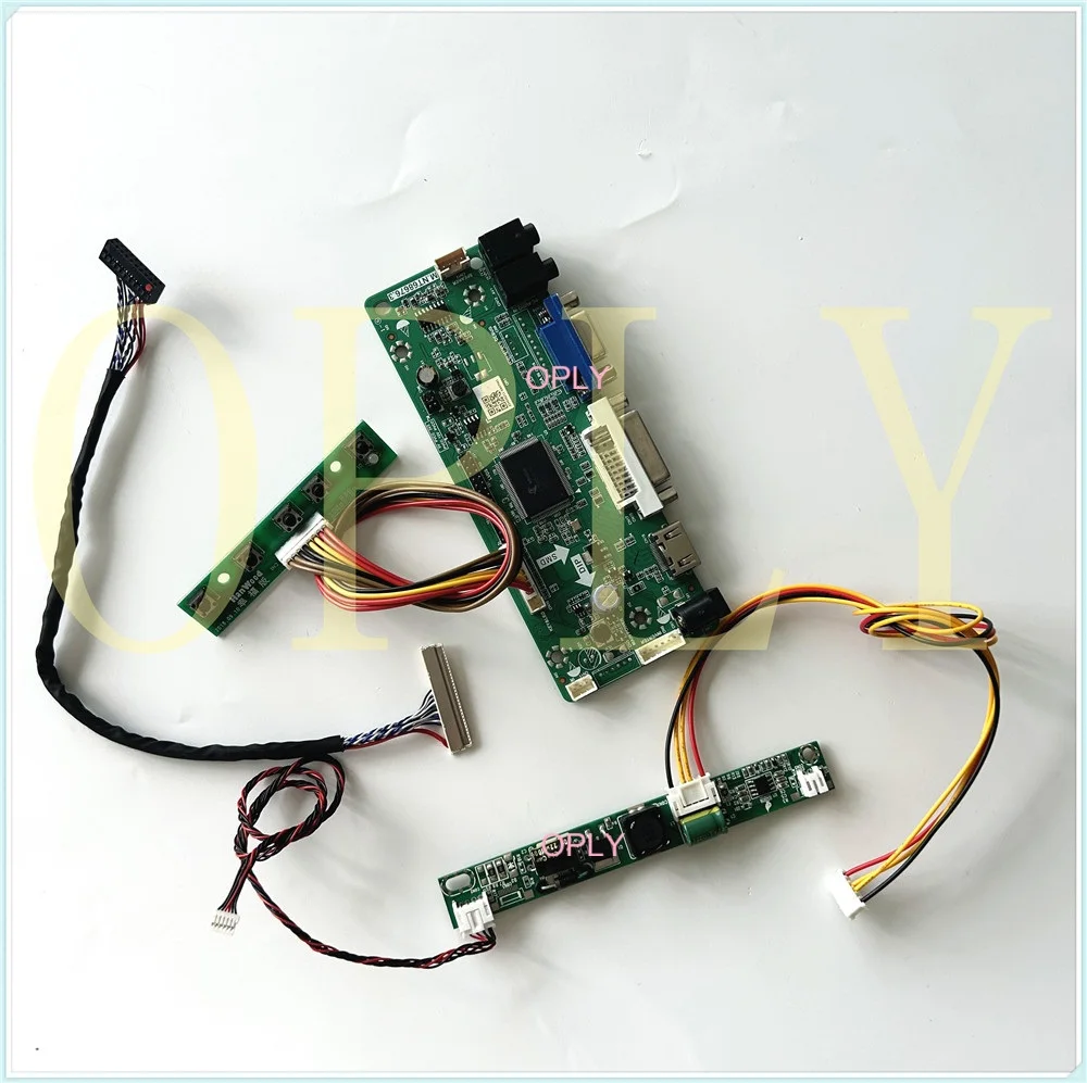 Placa controladora VGA compatible con HDMI DVI para LCD LTM200KT10 LTM200KT12 LTM200KT13 LTM200KT05 LTM200KT07 LTM200KT08 1600X900 20"