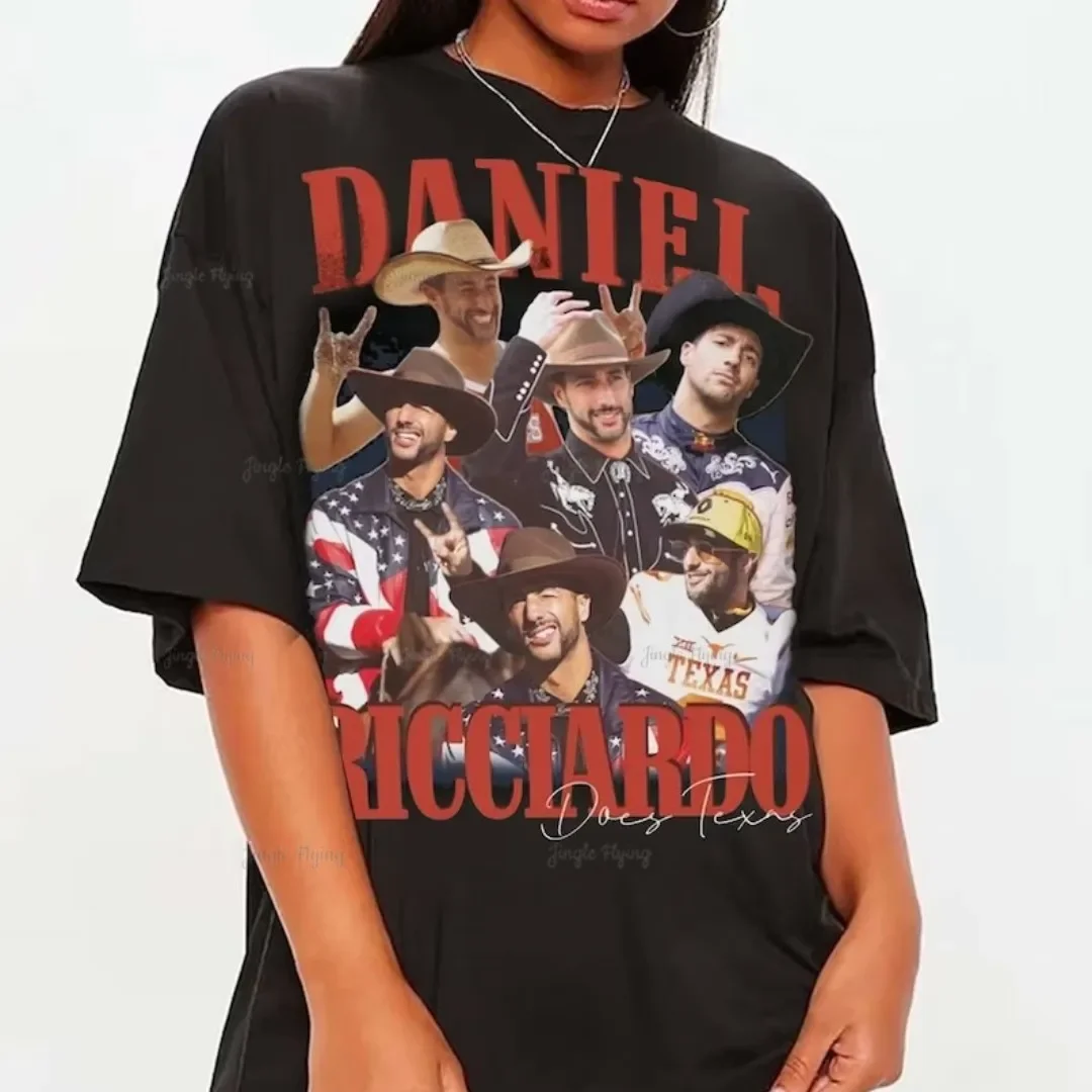 Винтажная рубашка Daniel Ricciardo Gp, рубашка гоночного водителя, подарок для фанатов