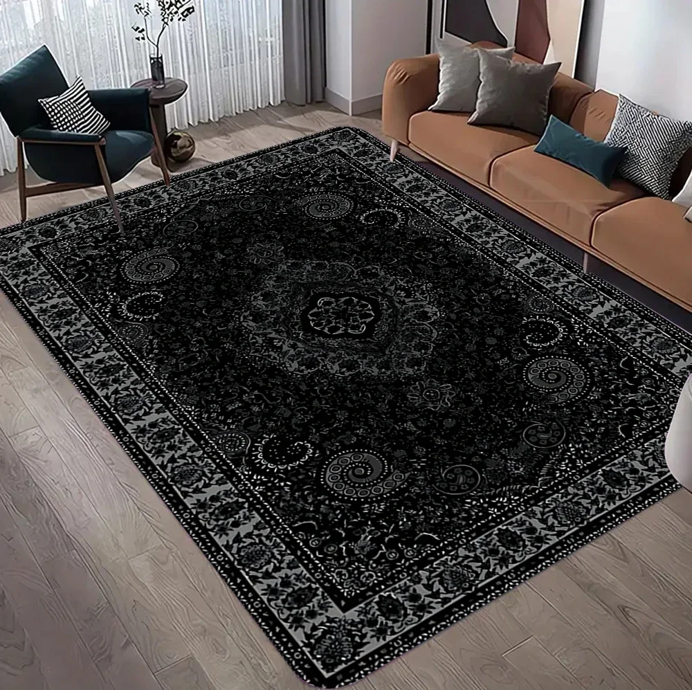 Bohemian Carpet Elegant Color Floor Mat Area Rug for Living Room and Bedroom Soft Anti-slip and Easy-to-clean Carpets Home Decor