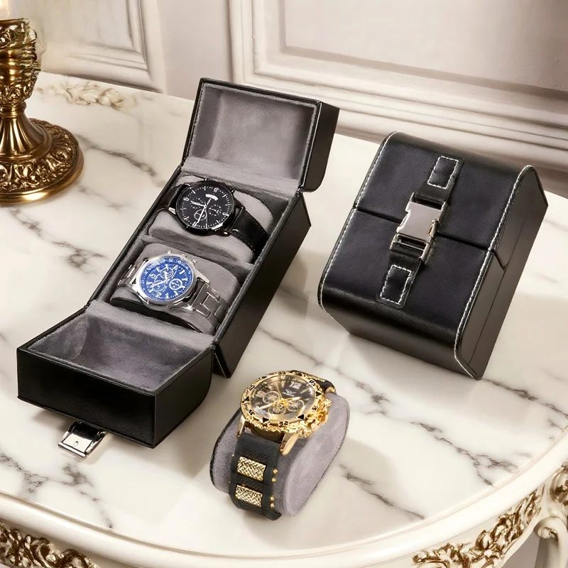 high-end-leather-watch-box-with-ring-storage-compartment-velvet-lined-men's-business-gift-storage-organizer-for-jewelry