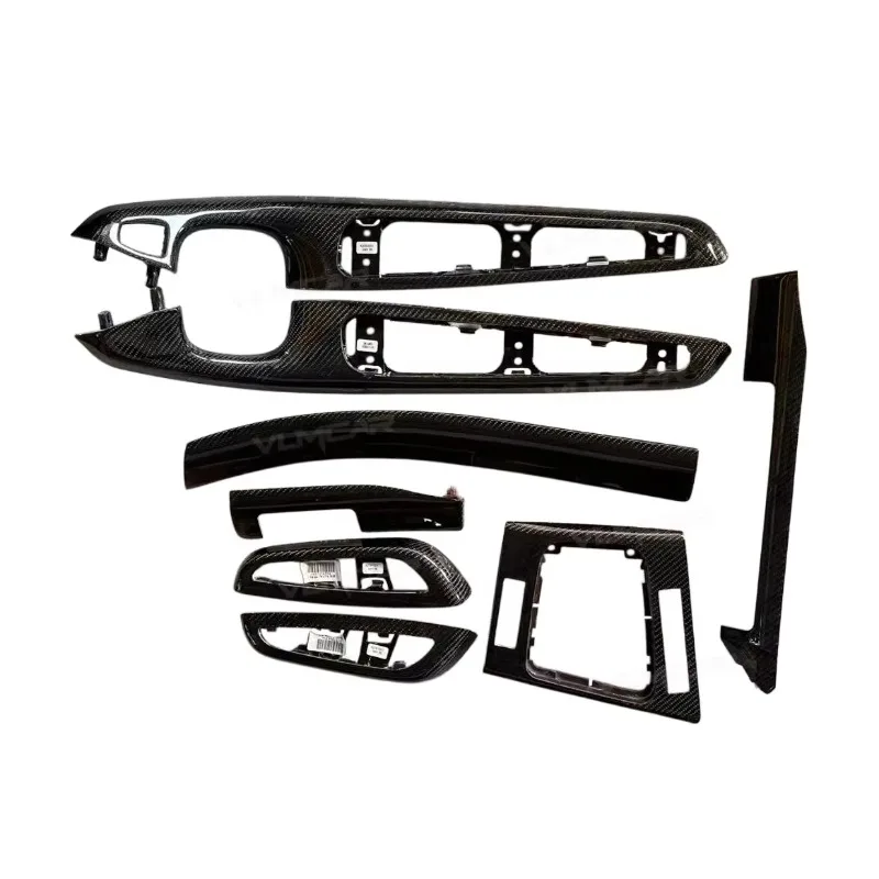 Customized Carbon Fiber Center Console Interior Panel Kit for BMW 3 Series E46 1998~2005 Interior Accessories Gear Shift Trim