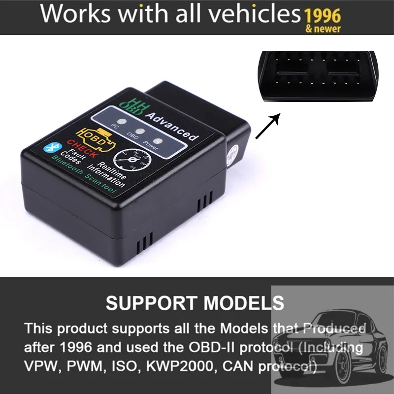 Obd ELM327 بلوتوث أداة تشخيص السيارة لسيارات BMW E30 E34 E36 E39 E46 E53 E70 E60 E87 E90 E91 E92 X1 X3 X4 X5 X6 M M3