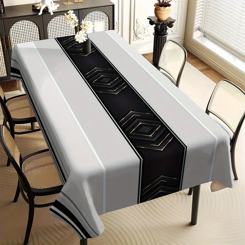 - 1pc Attractive and high-quality European-style simple pattern tableclothzyc