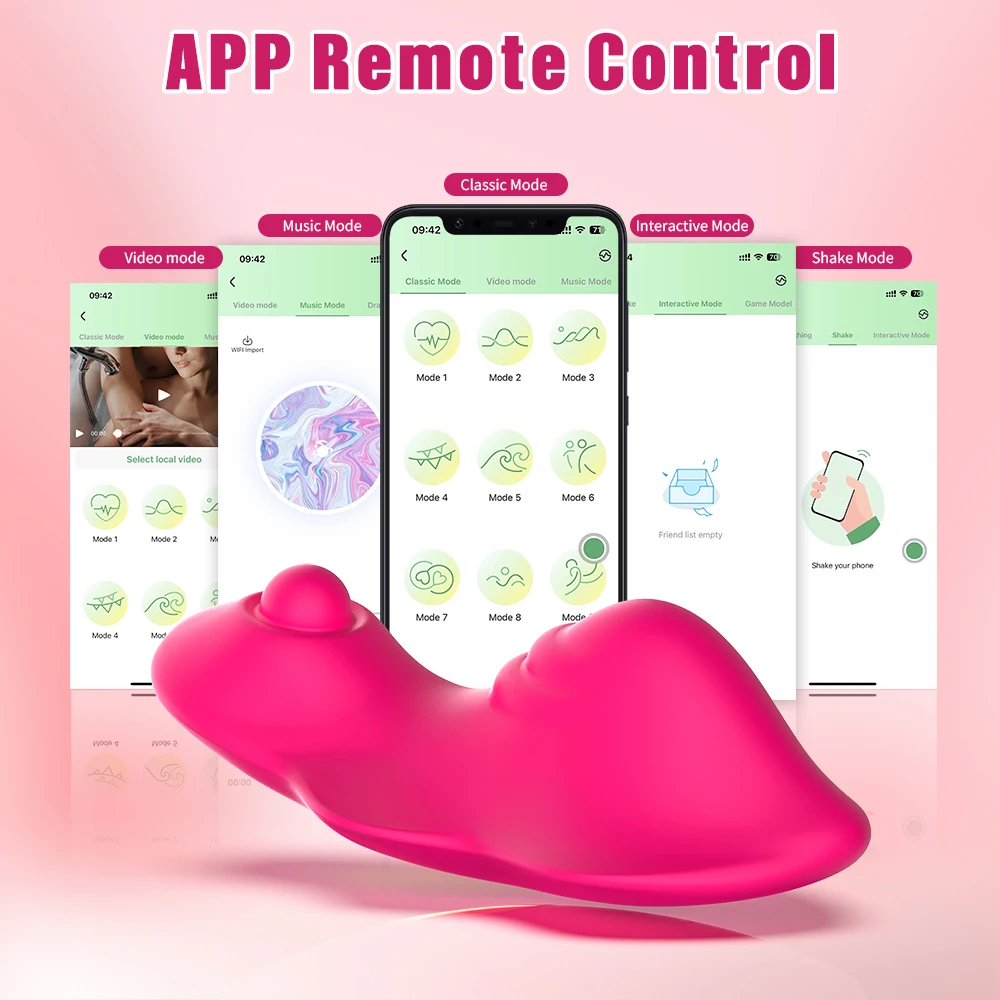 APP التحكم يمكن ارتداؤها هزاز للنساء البظر البظر محفز اللباس الداخلي الاهتزاز الإناث معدات الاستمتاع واللعب الجنسي للإناث الكبار