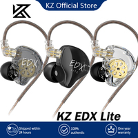 KZ EDX Lite Earphone HIFI Stereo Bass Music Wired Headphones In Ear Monitor Earbuds Stage Live Audiophile Sports Headset EDA ZVX