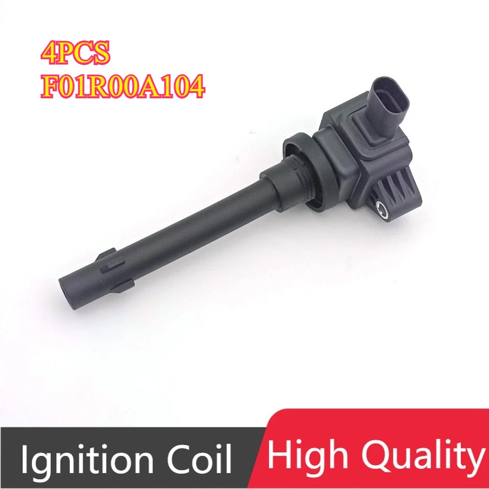 

4Pcs F01R00A104 D4G15B3705110 Ignition Coils For CHERY TIGGO 2 1.5L 3X A13T ARRIZO 3 A16 SQRD4G15B Engine
