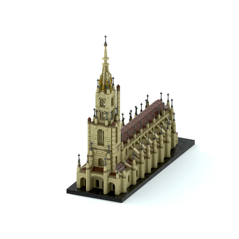 2044pcs MOC Berner M nster Bernese Minster Model Building blocks Christmas gifts DIY toy creative idea Education Brick Birthday