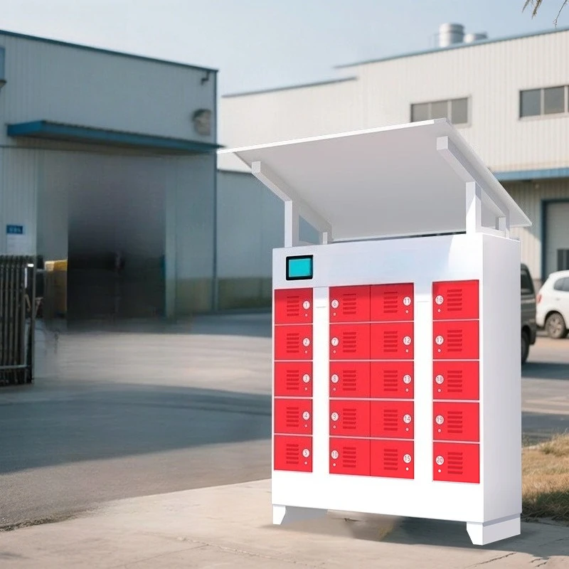 warehouse scan code swipe card battery charging cabinet, logistics express electric vehicle sharing charging cabinet