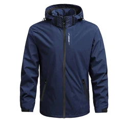Windbreaket Jacket for Men and Women Outdoor Sports Hooder Coat Jakets Spring Autumn Hiking Waterproof Thin Outwear