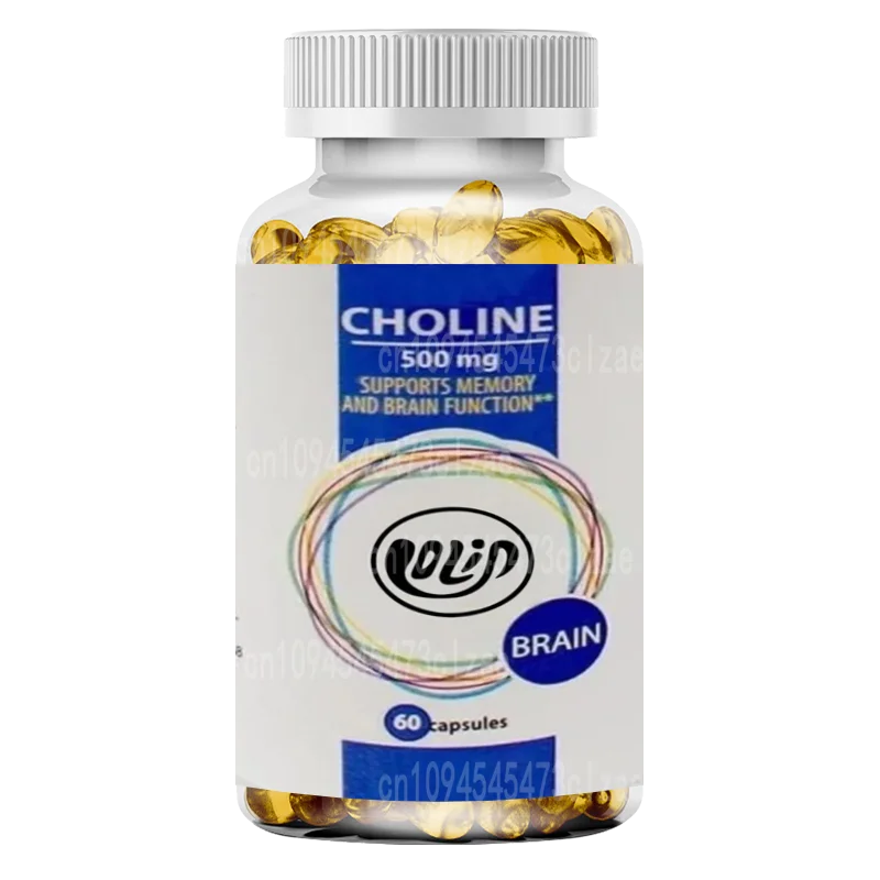 

Choline 500 мг - поддержка здоровья печени - 60 вегетарианских капсул, 100% чистота и не ГМО
