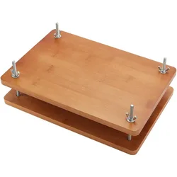 Book Press Large Flower Press 11.6 x 7.87 Inch Wooden Flower Pressing Kit for Pressing Flower Crafts Bookbinding