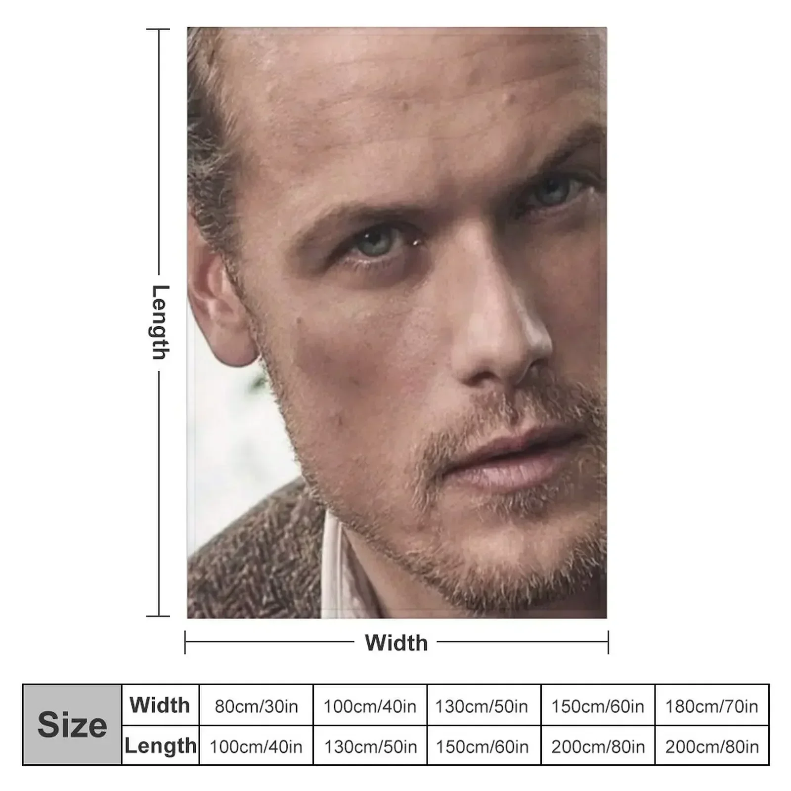 sam heughan Throw Blanket Blankets For Baby Summer Beddings Blankets For Sofas Soft Plush Plaid Picnic Sofas Blankets