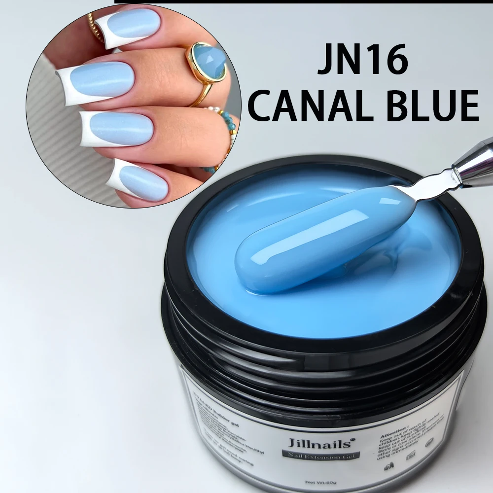 Jillnails Macaron Gel Builder Nagelgel 100g/50g LED UV Gel für Nagelverlängerung Gel-Aufbau 1 Stück/3 Stück/6 Stück/8 Stück Set