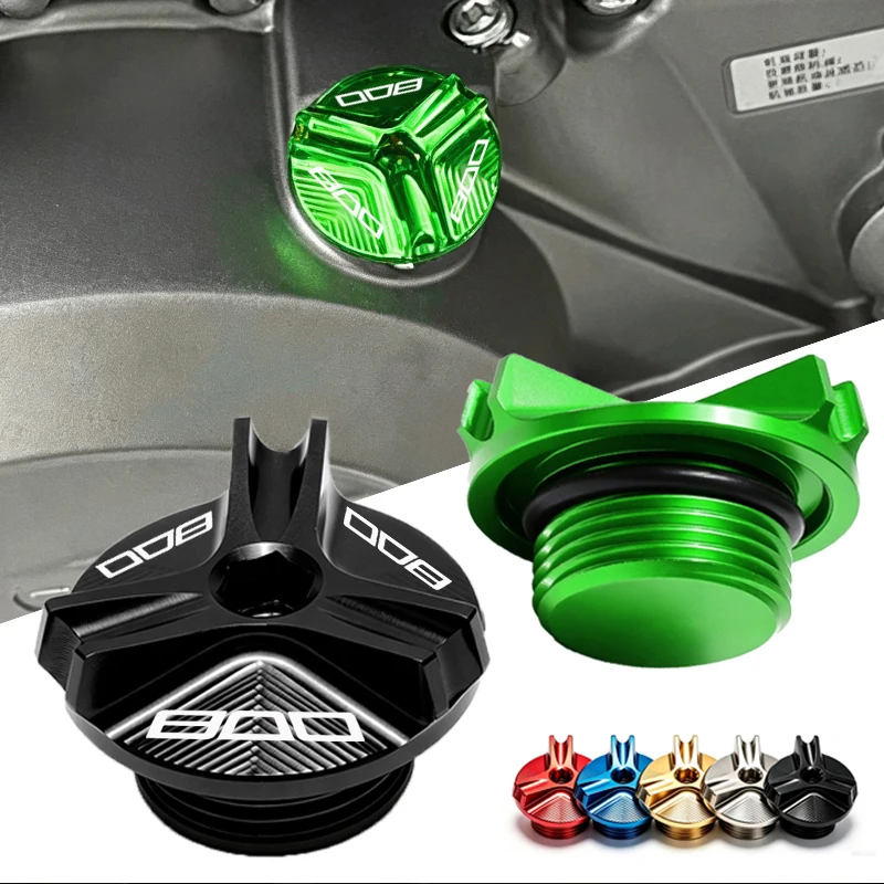 For Kawasaki Z800 Z 800 z800 Motorcycle CNC Aluminum Protection Engine Oil Filler Plug Cap Screw modification New Accessories