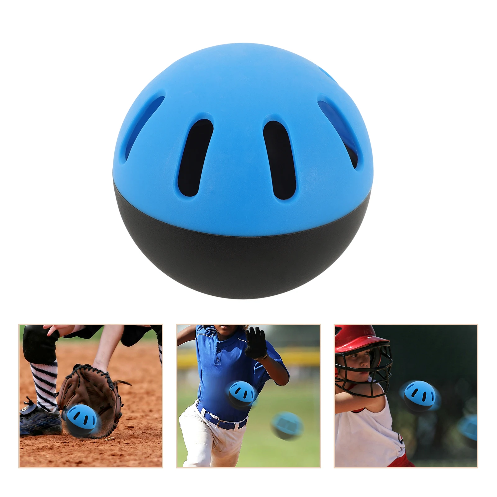 

Super Soft Practice Ball Eva Hollow Softball Baseball Equipment Hitting Trainer Plastic Baseballs