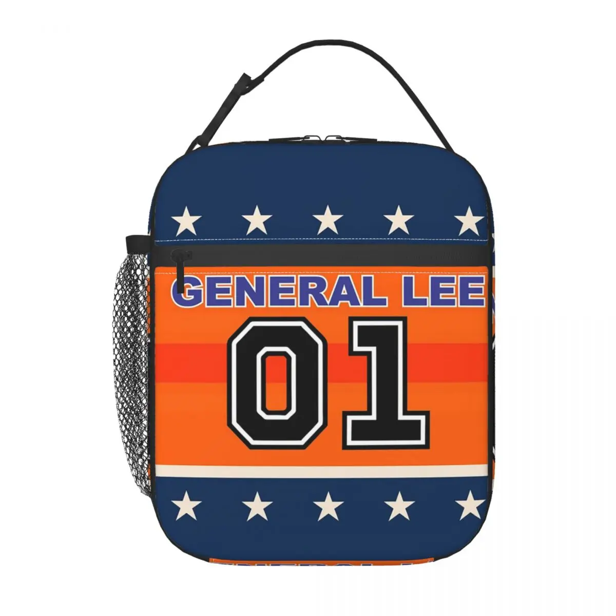 Dukes Of Hazzard Good Ol' Boys Racing Car 01 General Lee Insulated Lunch Bag for Women Children Food Boxes Thermal Lunch Box