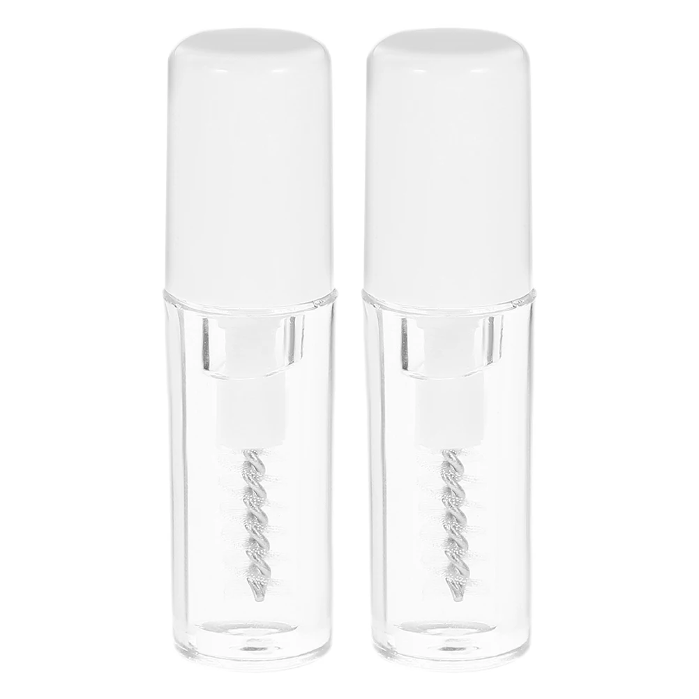 เจลเขียนคิ้วใส 2 ชิ้น กันน้ำ กันเหงื่อ สำหรับจัดแต่งทรงคิ้ว ของใช้จำเป็นสำหรับการแต่งหน้าขนาดเล็ก มาสคาร่าคิ้วและขนตา