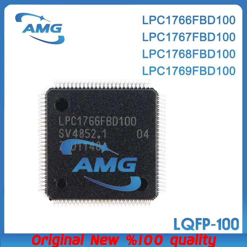 LPC1766FBD100 LPC1767FBD100 LPC1768FB10 LPC1769F100 LPC1766 LPC1769 MCU- CHIP microcontrolador de 32 bits LQFP-100