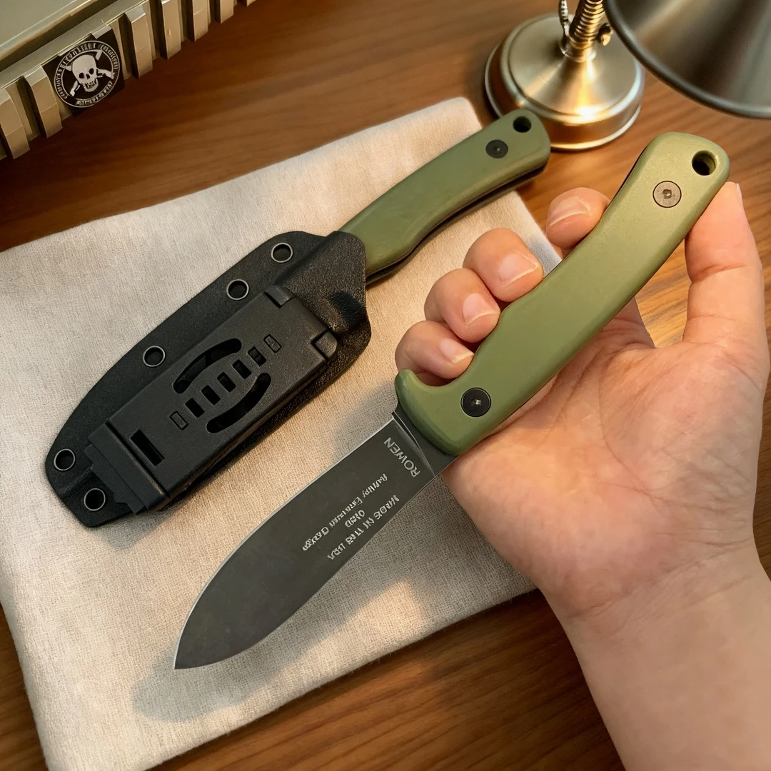 

ESEE-AGK tactical fixed blade knife 1095 high carbon steel, multi-color G10 handle, jungle survival knife, EDC camping knife