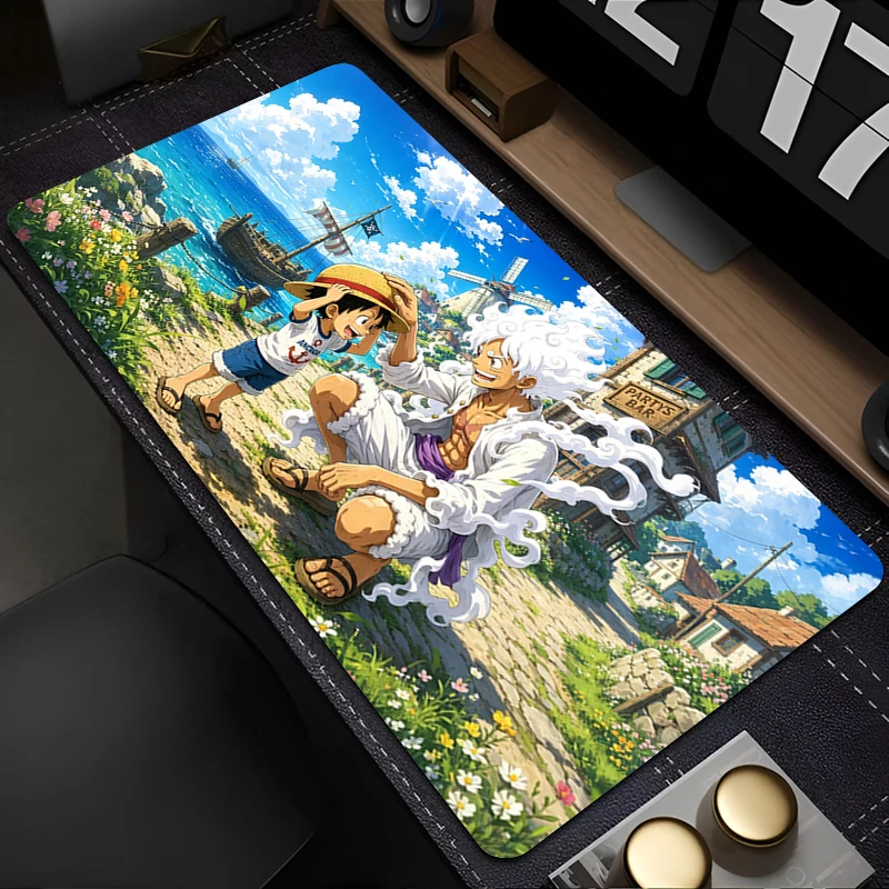 Large Mouse Pad Gamer Home Computer HD Mousepad Cool Keyboard Pad one piece Popular Anime desk mat Gaming Anti Fray Mouse Pads