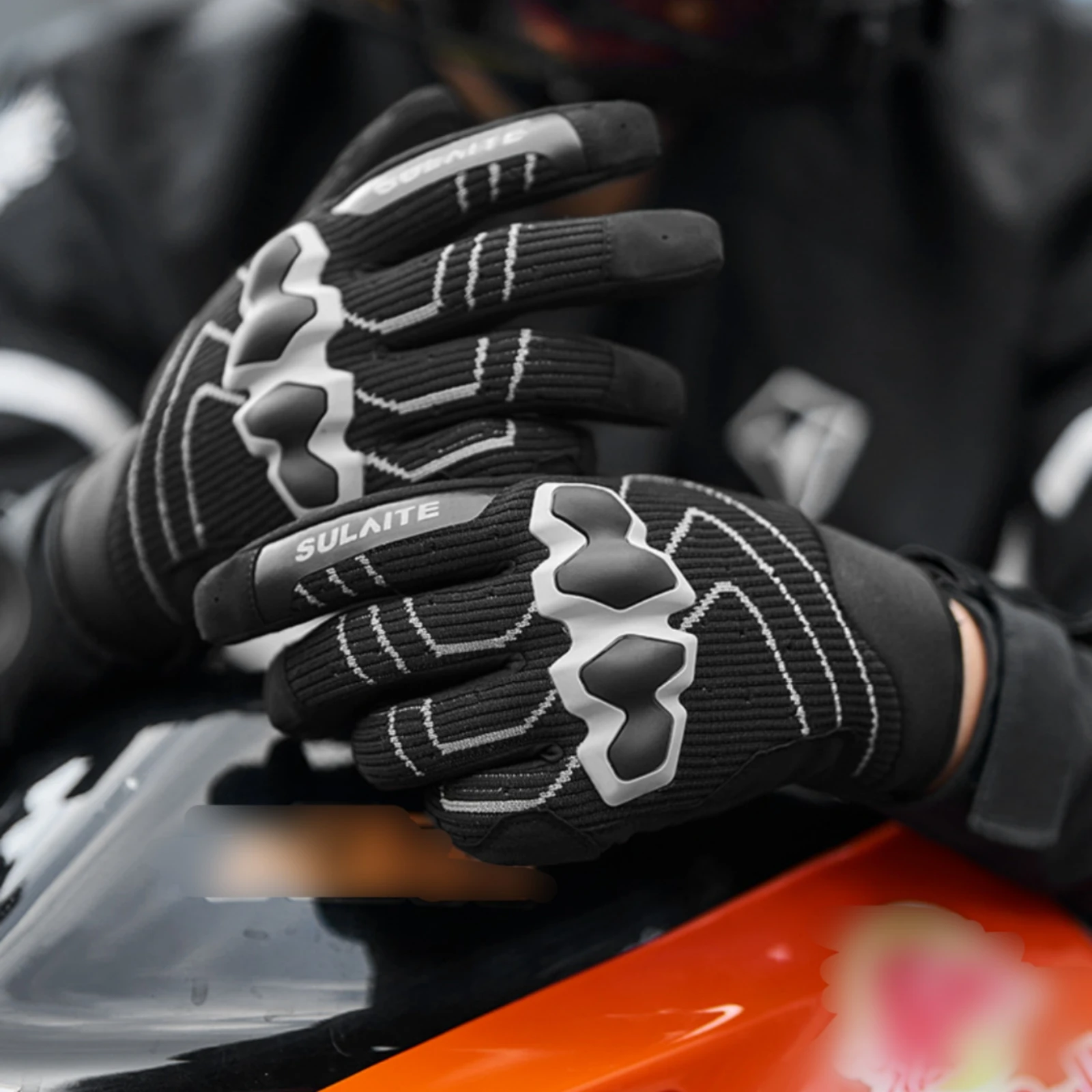 

Summer Motorcycle Gloves Breathable Motorcycle Riding Gloves Motorbike Accessories Anti-Slip for Riders