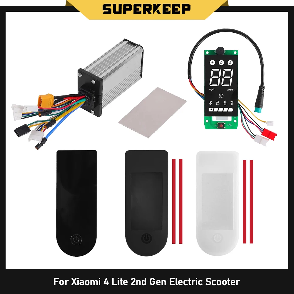 Display Controller For Xiaomi 4 Lite 2nd Gen Electric Scooter Dashboard Switch Panel Meter Display Cover BT Board Screen Parts