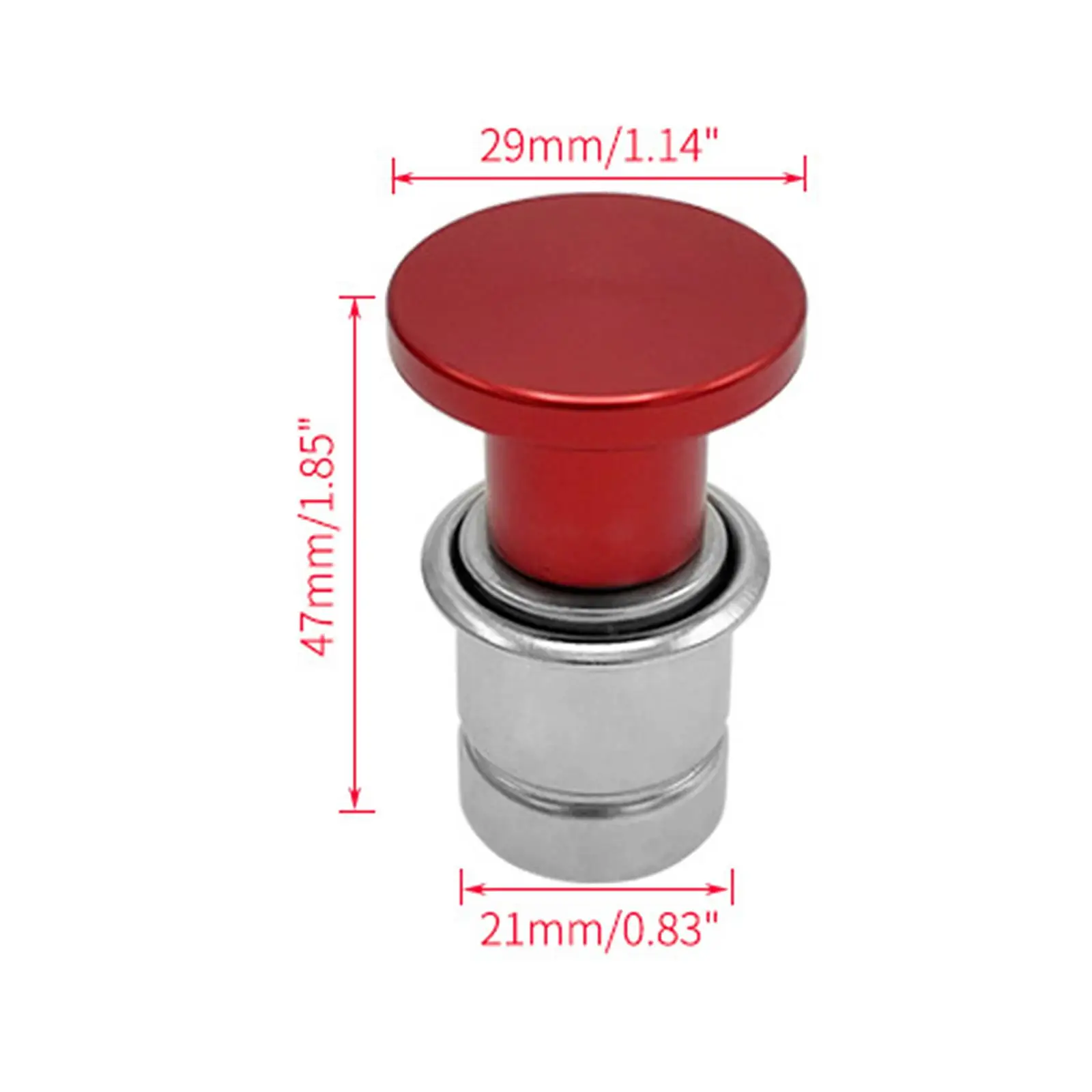 

Automotive Cigarette Lighter Replacement High Quality Socket Cover Pop Out Plug Dustproof Waterproof for Vehicle 12V Port