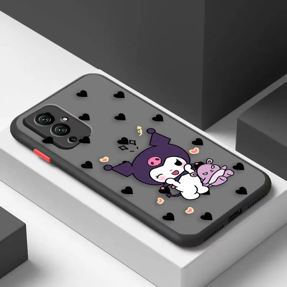 Matte Phone Case for Oneplus 9 8T 8 7 7T 6 5T PRO NORD CE 2 N10 N100 5G Silicone Case Funda Shell Cute Villain K-Kuromi