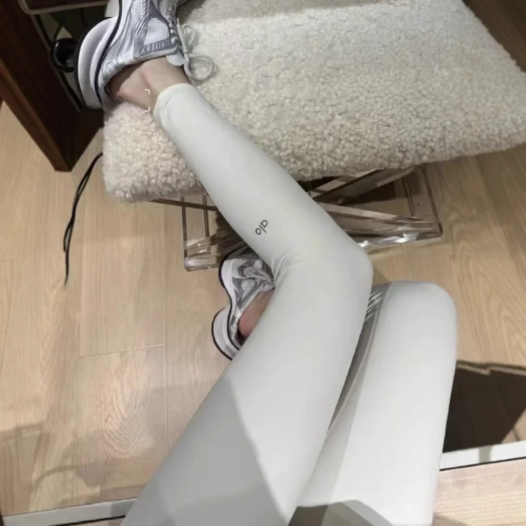 

Fitn Yoga Pants Women's High-Waist Tightening Pilates Long Leggings Adjustable Waist Nine-Piece Bot Sportswear