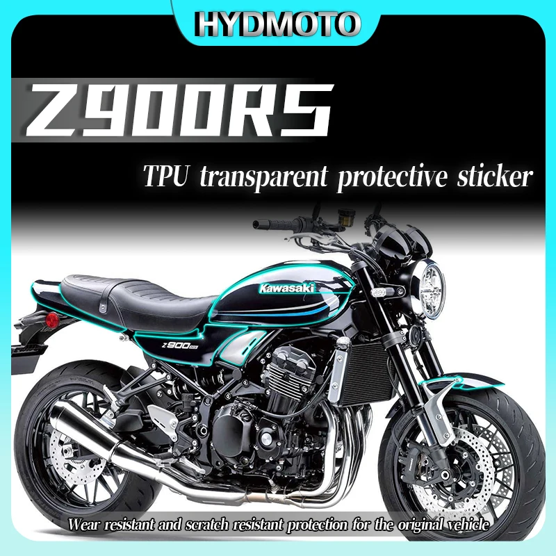 

For Kawasaki Z900RS invisible car cover protective film fuel tank sticker instrument film headlight transparent film accessories