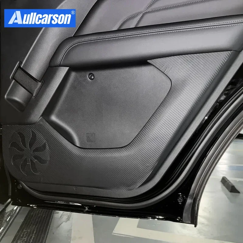 

Для GWM New Haval H9 2024 2025 Защитные наклейки на дверь с защитой от ударов Углеродное волокно Внутренняя боковая пленка Автомобильные аксессуары 4 шт.