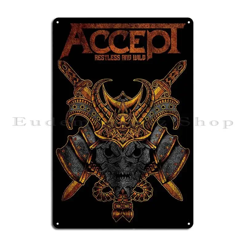 Accept Metal Signs Design Rusty Garage Plaques Club Tin Sign Poster
