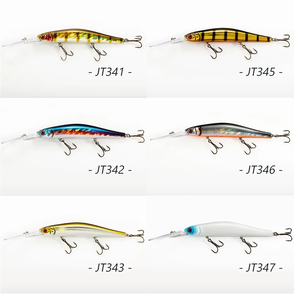 Crankbait Fishing Lures 115mm 20g Suspending Minnow Long Lip Minnow Diving Swimbait  Jerkbait Long Cast Artificial Hard Bait