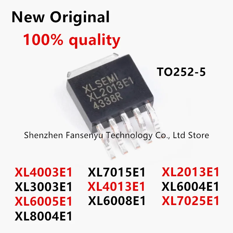 

5PCS XL4003E1 TO252-5 XL4003 XL7015E1 XL7015 XL2013E1 XL3003E1 XL4013E1 XL6004E1 XL6005E1 XL6008E1 XL2013 XL7025E1 XL8004E1 5PC