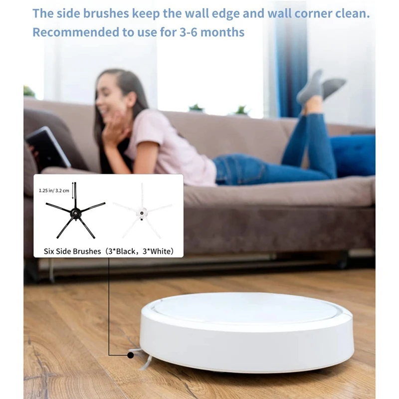 قطع غيار مكنسة كهربائية ، فرشاة جانبية رئيسية ، فلتر HEPA ، ممسحة ، ملحقات قماش ، Xiaomi Roborock ، S5 Max ، S6 ، Pure S6 ، Maxv
