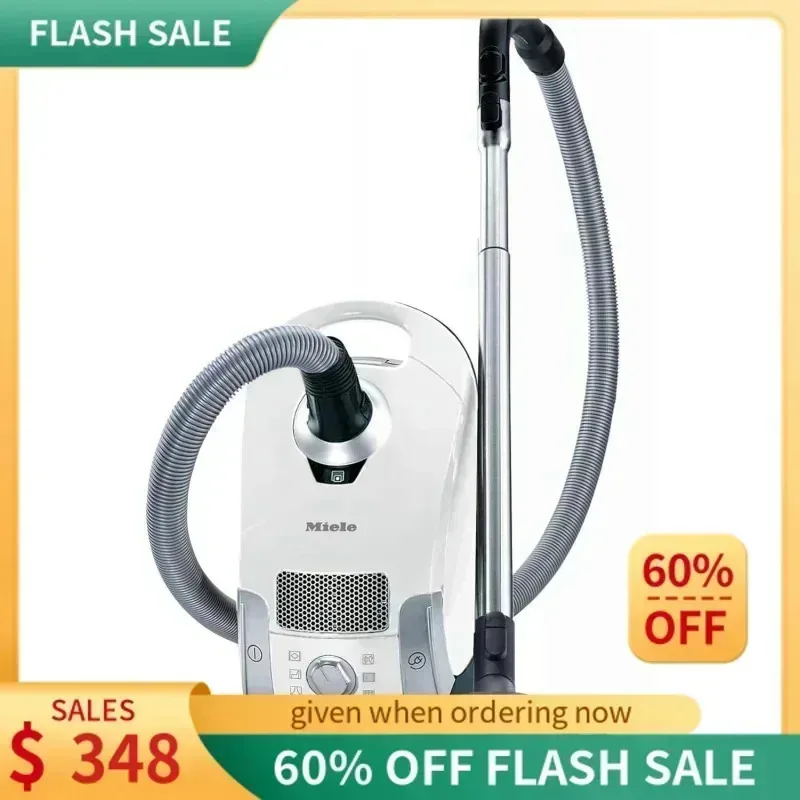 PMD4-밀레 컴팩트 C1 퓨어 석션 파워라인 캐니스터 진공청소기, 로터스 화이트